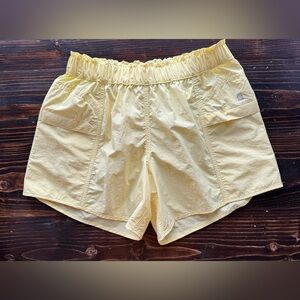 NWT Free People Movement Yellow Shorts Size XS